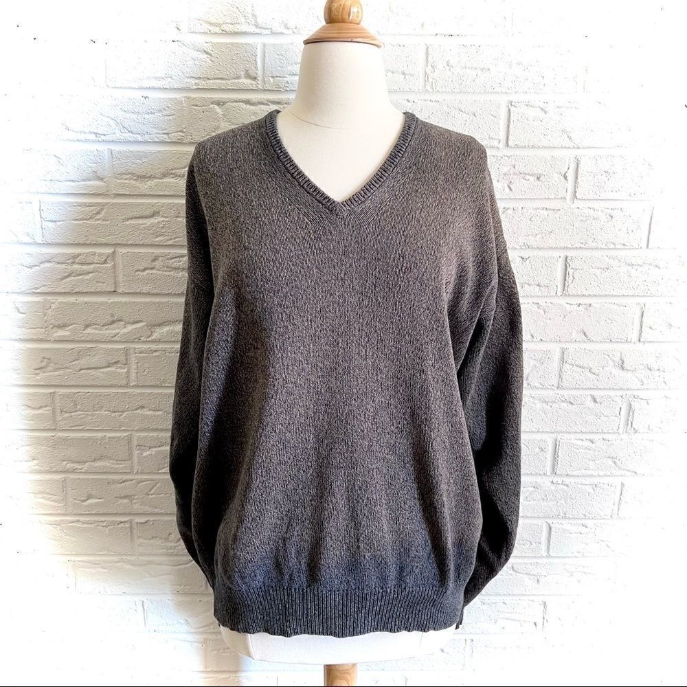 🚨4/$25 VINTAGE Gant Hand Framed Sweater V Neck Pullover M